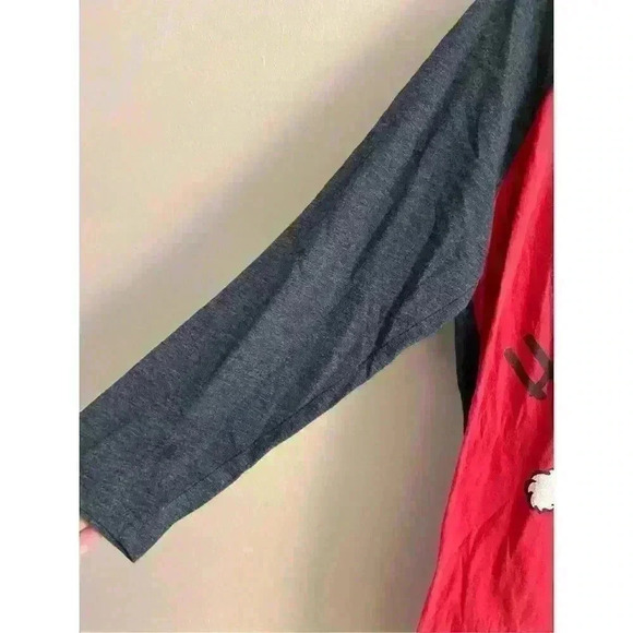 Sesame street Red Hohoho Long Line Long Sleeve Top, L/XL - Picture 3 of 7